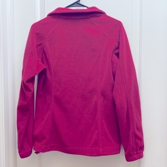 Columbia full zip up light jacket sweatshirt size small pink - Picture 7 of 9